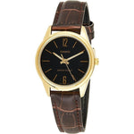 CASIO COLLECTION Mod. ONLY TIME LADY LEATHER - BLACK LTP-V005GL-1BUDF