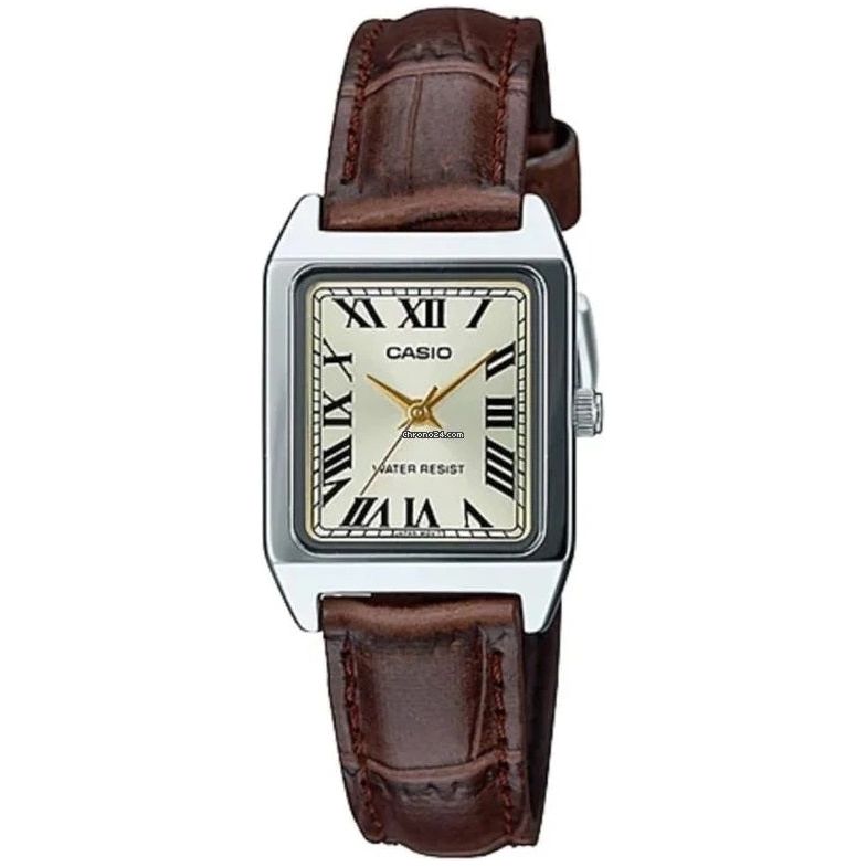 CASIO COLLECTION Mod. TANK. LEATHER - CHAMPAGNE LTP-V007L-9BUDF