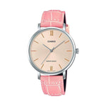CASIO COLLECTION Mod. MINIMAL. LEATHER - ANTIQUE PINK LTP-VT01L-4BUDF