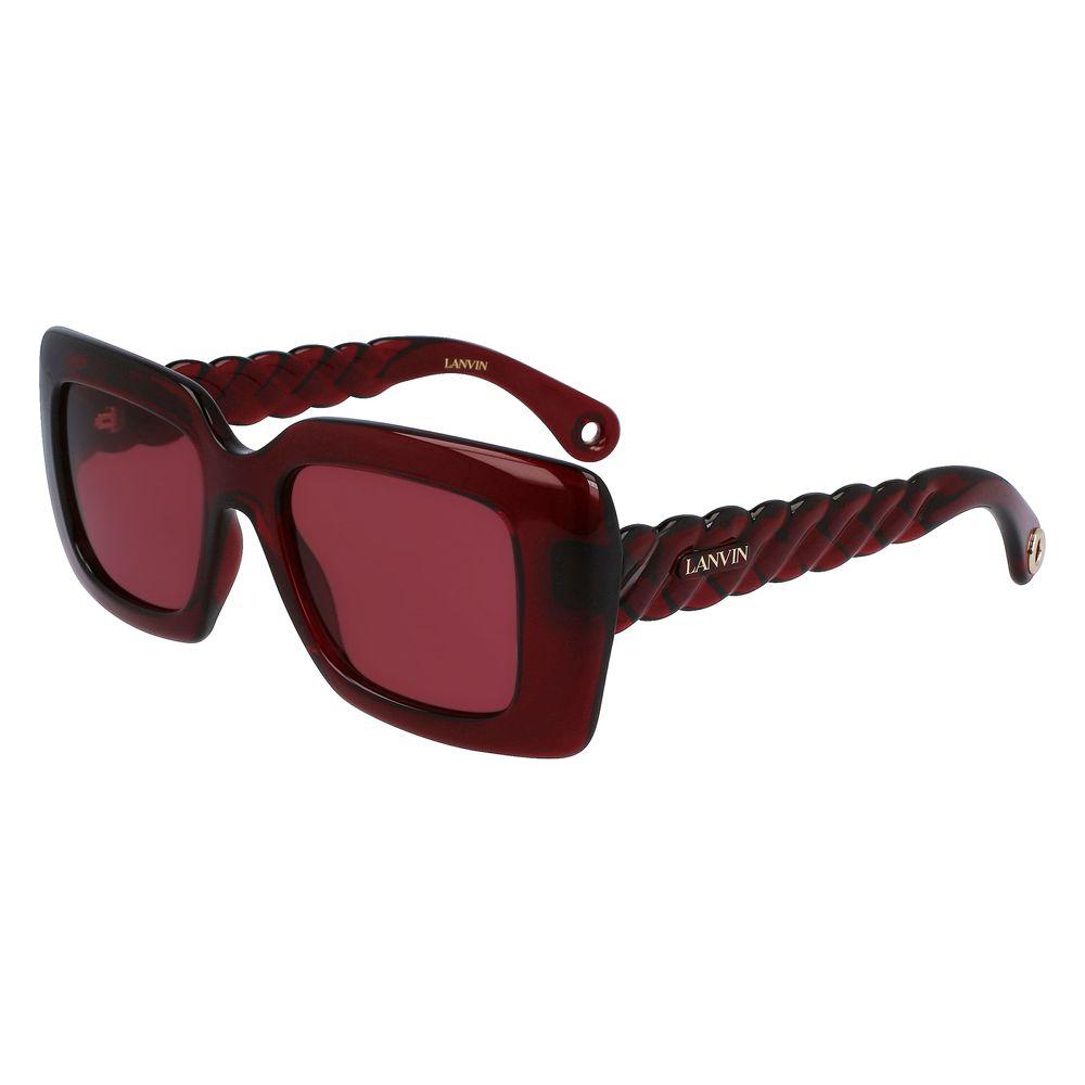 Lanvin Red Bio Injected Sunglasses 1728,67434610848,Lanvin,New with tags,Red,Sunglasses for Women - Sunglasses,Women Lanvin LALNV642S601AC