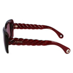 Lanvin Red Bio Injected Sunglasses 1728,67434610848,Lanvin,New with tags,Red,Sunglasses for Women - Sunglasses,Women Lanvin LALNV642S601AC