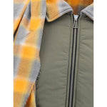 MARBELL Maxi-scarf Puffer Jacket MA-AFW1001TENYL01OLIVE-2