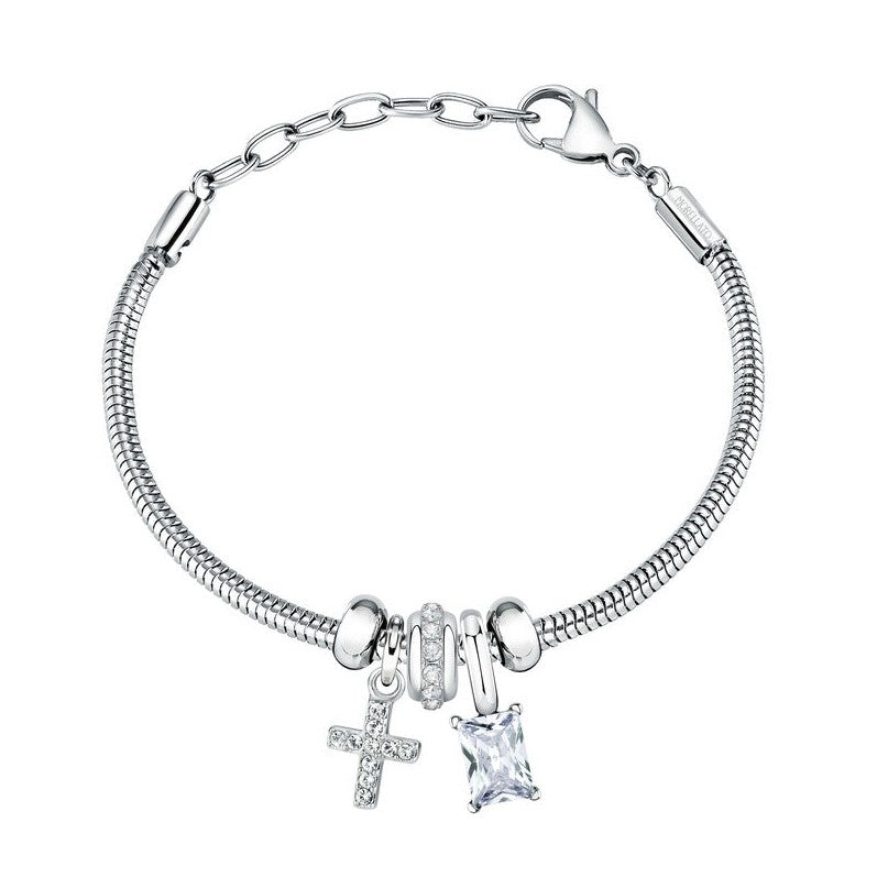 MORELLATO MOD. SCZ1314 silver bracelet for ladies with charm details, elegant design for any occasion