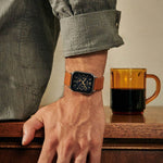 CASIO COLLECTION Mod. MOONPHASES LEATHER - BLACK MTP-M305L-1AVER