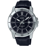 CASIO SPORT COLLECTION Mod. DIVER 50M LEATHER - BLACK MTP-VD01L-1CVUDF