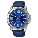 CASIO SPORT COLLECTION Mod. DIVER 50M LEATHER - BLUE MTP-VD01L-2BVUDF
