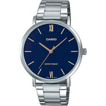 CASIO COLLECTION Mod. MINIMAL. METAL - PETROL BLUE MTP-VT01D-2BUDF