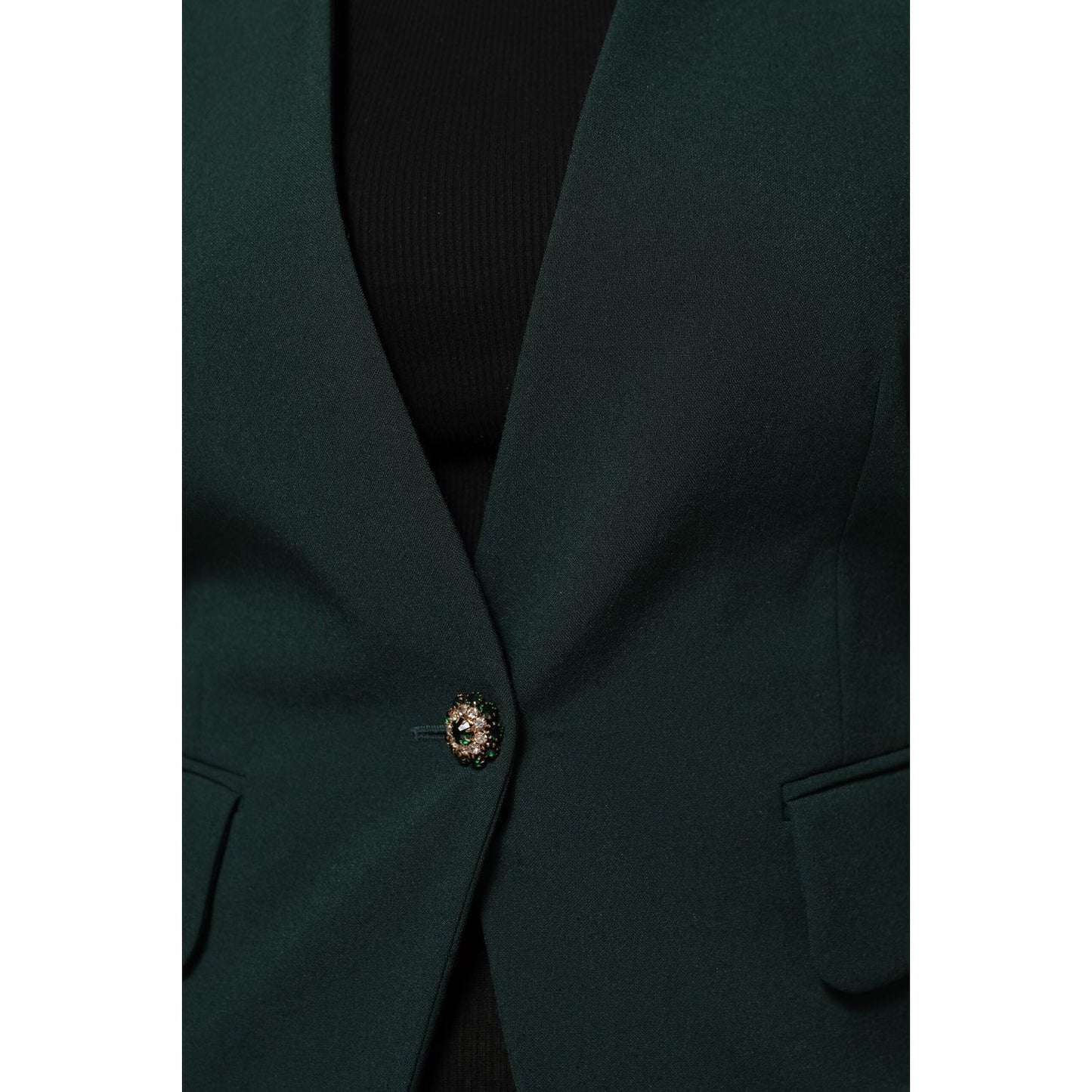Maison Margiela Green Single Breasted One Button Coat Jacket JKT41294-40