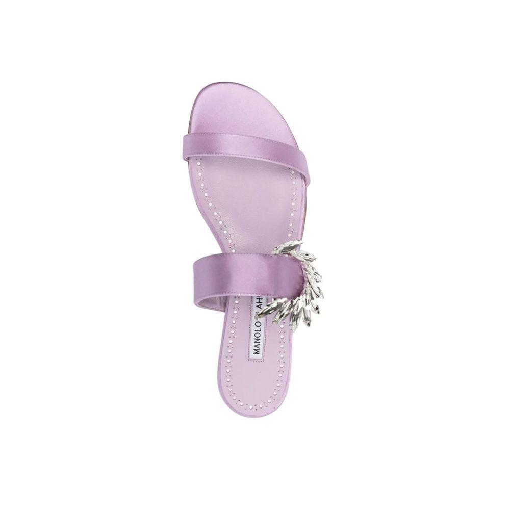 Manolo Blahnik Chivela 010 Flat Sandals MA-8736455393492-EU36/US6