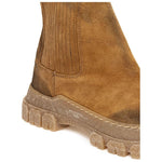 Max Mara Brown Suede Leather Boot 1728,67397976224,Boots - Women - Shoes,Brown,EU37/US7,Max Mara,New with tags,Shoes,Women,Women - Shoes Max Mara WE-486766720011673-EU37/US7