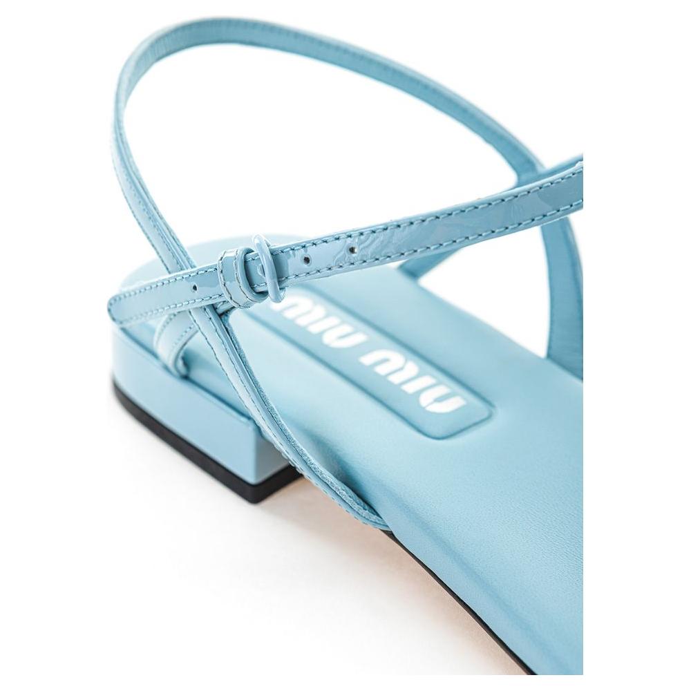 Miu Miu Blue Patent Leather Sandal 1728,67397976224,Blue,EU36/US6,EU37/US7,Miu Miu,New with tags,Sandals - Women - Shoes,Shoes,Women,Women - Shoes Miu Miu MI-514267320013813-EU36/US6