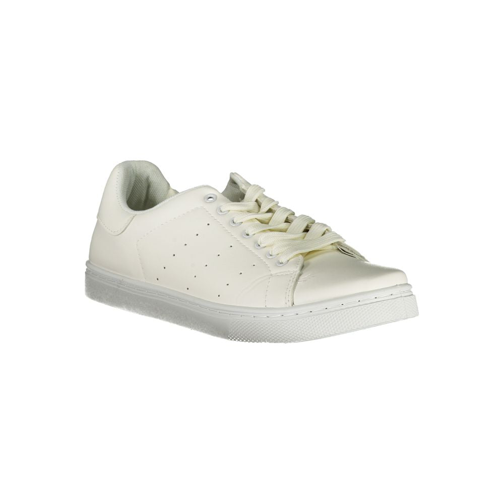 Norway 1963 White Polyester Sneaker 1728,67403481248,EU41/US8,EU42/US9,EU43/US10,EU44/US11,EU45/US12,Men,Men - Shoes,New with tags,Norway 1963,Shoes,Sneakers - Men - Shoes,White Norway 1963 NO-30944-EU44/US11