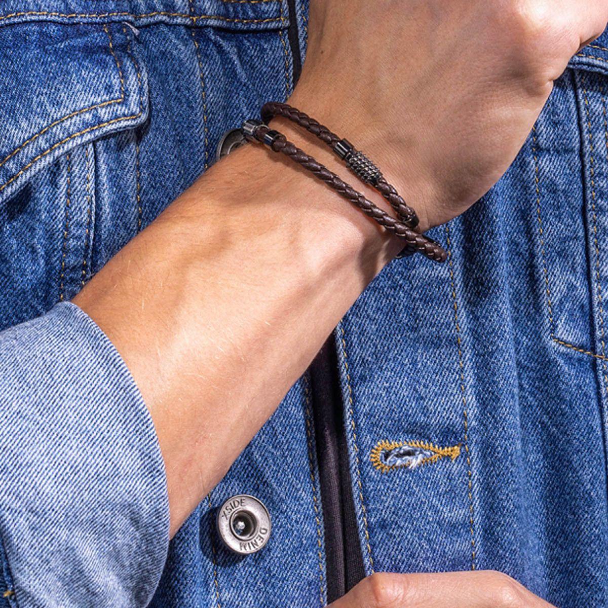 POLICE JEWELS JEWELRY Mod. PEAGB0005429 Bracelet POLICE JEWELS Dark Slate Blue