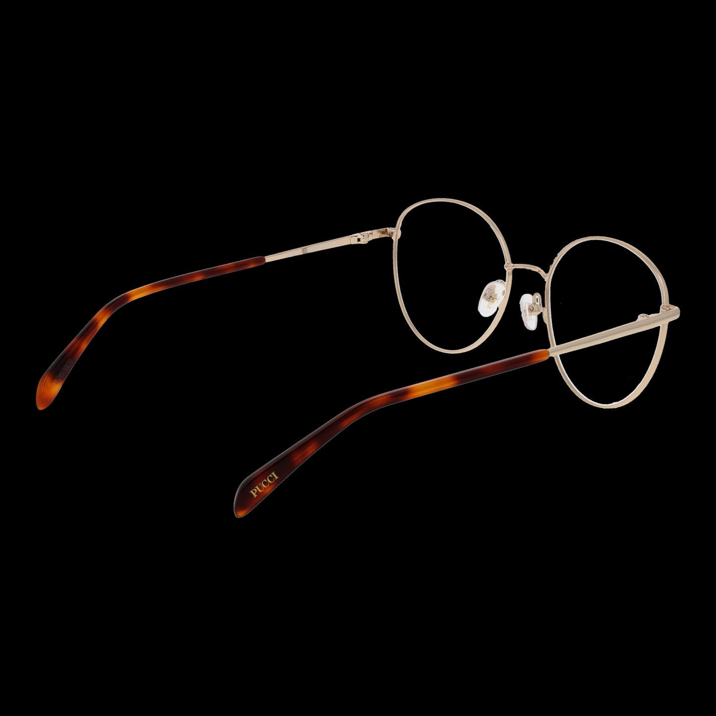 PUCCI MOD. EP5244 55032 round eyeglasses for ladies, elegant frame design, luxury brand eyewear for women.