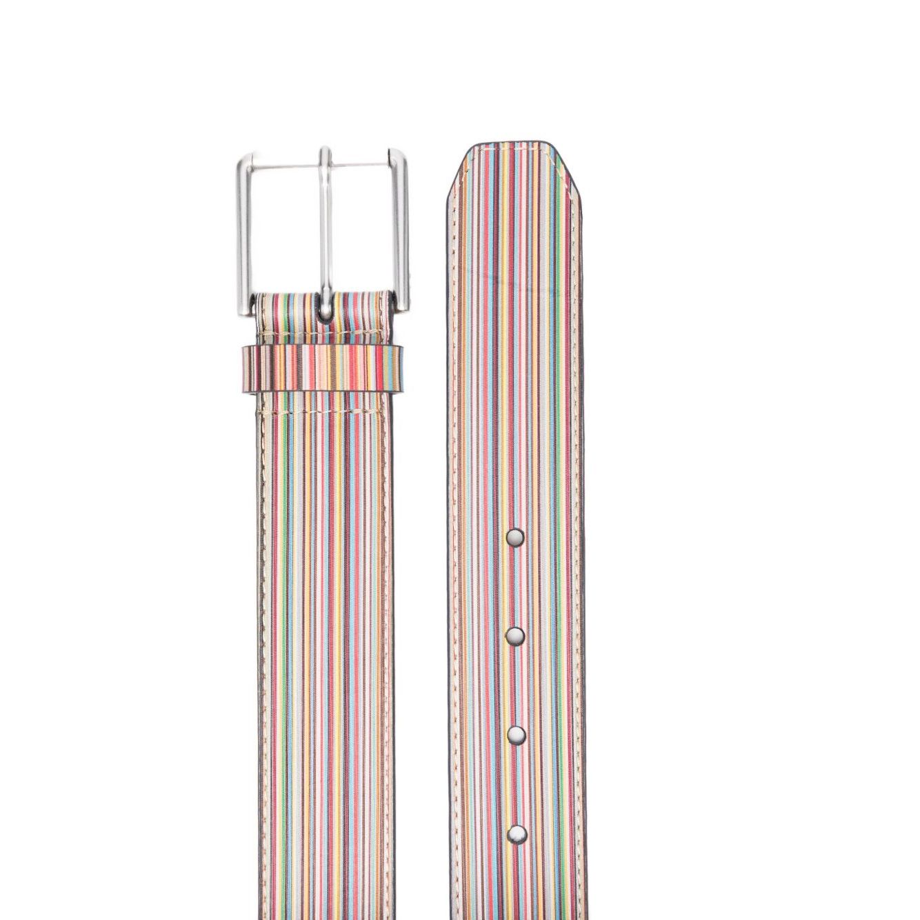 Paul Smith Striped leather belt