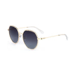 Polaroid Gold Stainless Steel Sunglasses 1728,67434610848,Gold,New with tags,Polaroid,Unisex,Unisex Sunglasses - Sunglasses Polaroid POPLD4160GSXJ5GAC