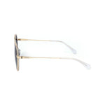 Polaroid Gold Stainless Steel Sunglasses 1728,67434610848,Gold,New with tags,Polaroid,Unisex,Unisex Sunglasses - Sunglasses Polaroid POPLD4160GSXJ5GAC