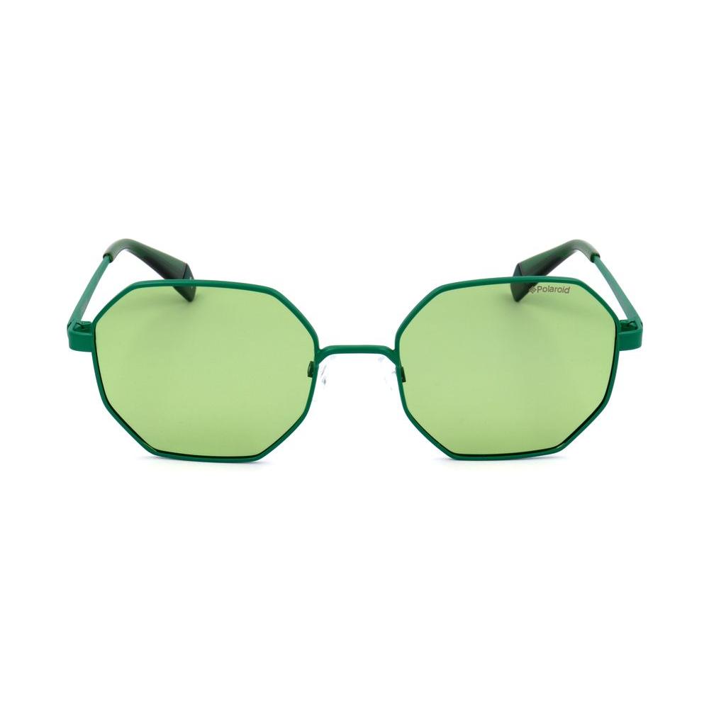 Polaroid Green Metal Sunglasses 1728,67434610848,Green,New with tags,Polaroid,Unisex,Unisex Sunglasses - Sunglasses Polaroid POPLD6067S1EDUCAC