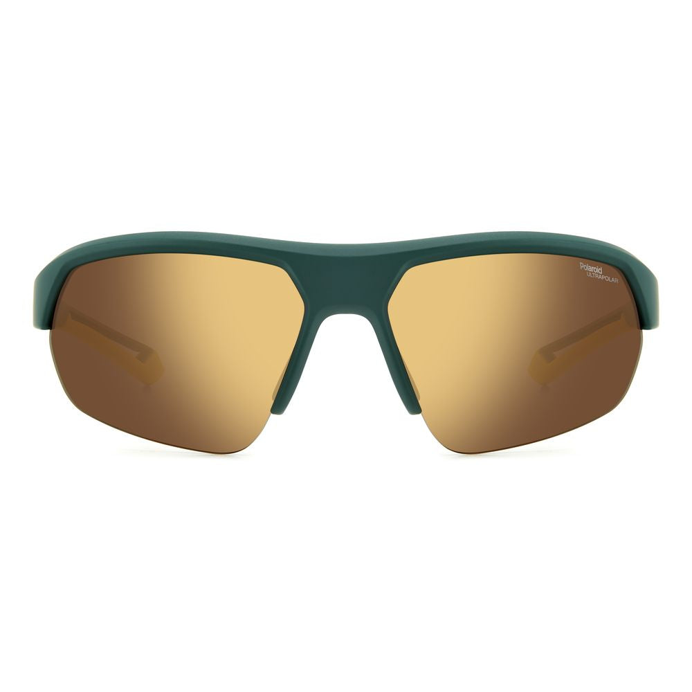 Polaroid Green Resin Sunglasses 1728,67434610848,Green,New with tags,Polaroid,Sunglasses,Unisex,Unisex Sunglasses - Sunglasses Polaroid POPLD7048SGP7G6VVAC