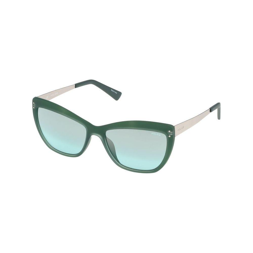 Police Green Injected Sunglasses 1728,Green,New with tags,Police,Sunglasses for Women - Sunglasses,Women Police POS1971M56Z48XAC