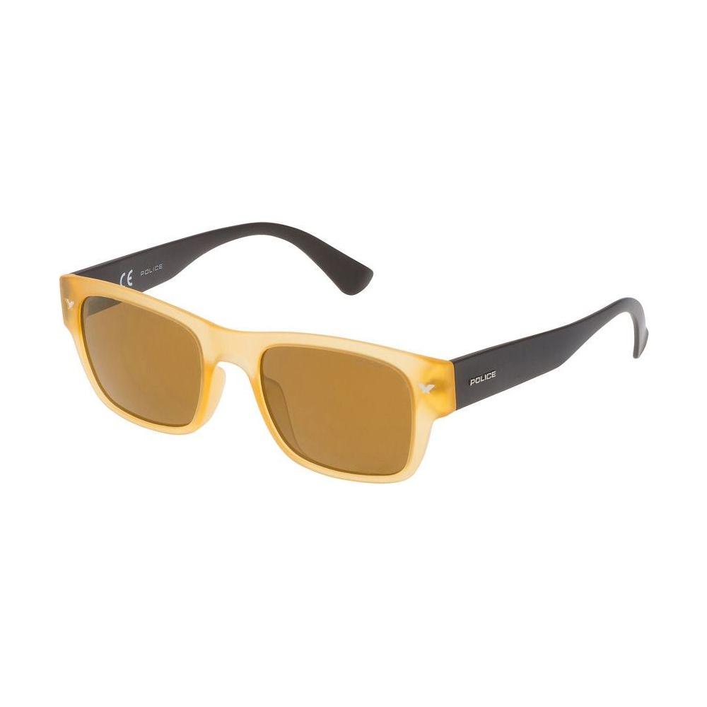 Police Yellow Injected Sunglasses 1728,Men,New with tags,Police,Sunglasses for Men - Sunglasses,Yellow Police POSPL15051760GAC