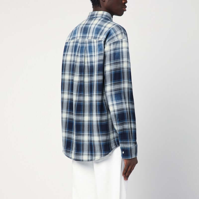 Dsquared2 Blue shirt Check pattern S74DM0899D35206/Q_DSQUA-001F_202