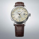 SEIKO PRESAGE Mod. COCKTAIL AUTOMATIC - LEATHER, CREAM-5