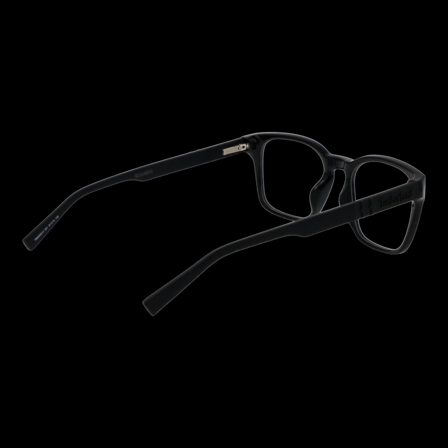 TIMBERLAND MOD. TB50000-H 51001 black men's glasses on black background