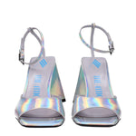 The Attico Gray Leather Platforms TH-8612669817097-EU39/US9