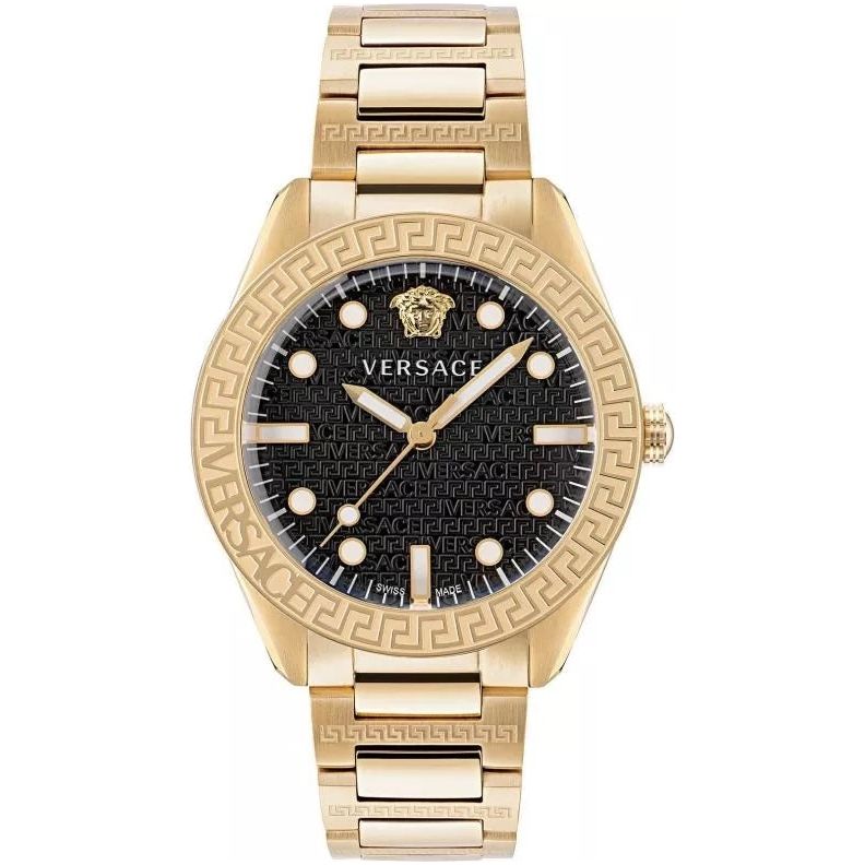 VERSACE Mod. GRECA DOME 3H WATCHES VERSACE Tan