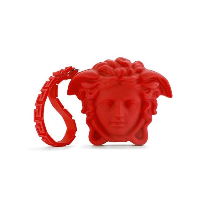 VERSACE Mod. MEDUSA POP wristwatch in red resin and silicone featuring 3 ATM water resistance and Medusa design, made in Switzerland