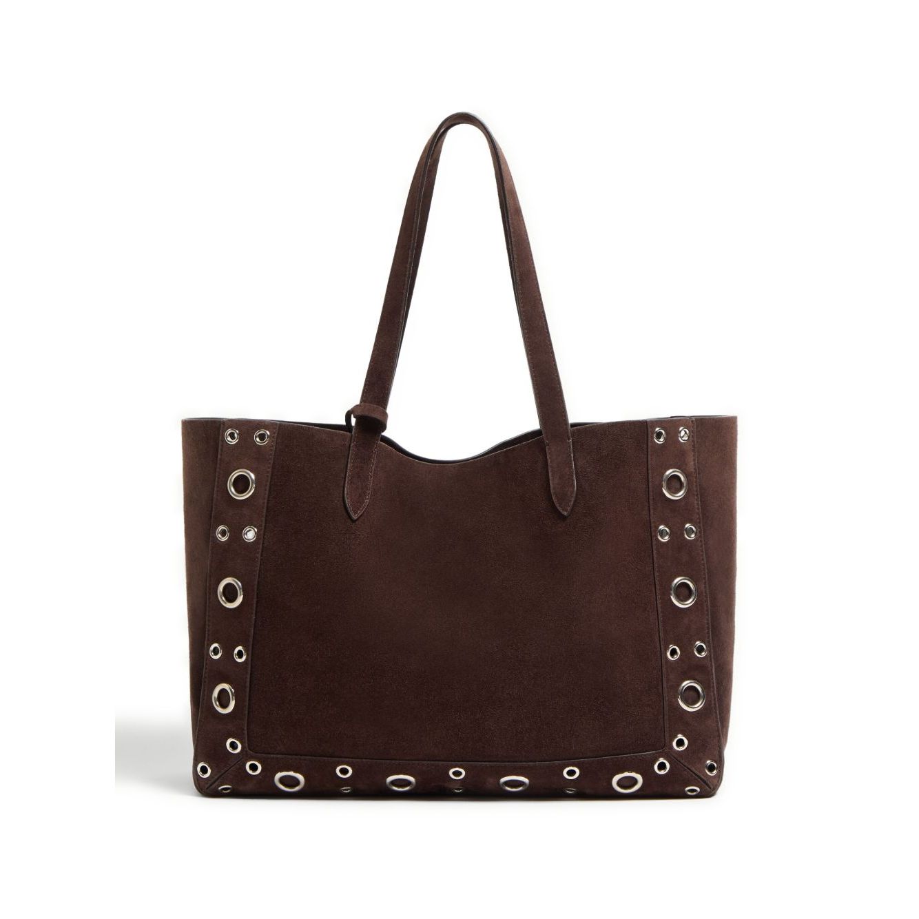 Valentino Garavani Medium Nellcôte Suede Shopping Bag