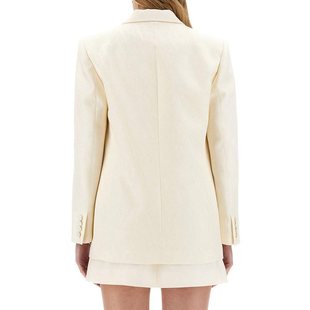 Valentino Wool And Silk Toile Iconographe Jacket VA-8735619252436-42