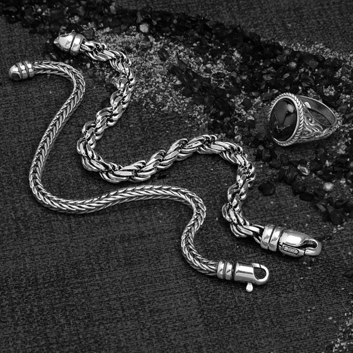 ALBERT M. JEWELS JEWELRY Mod. WSOX00436.S Bracelet ALBERT M. JEWELS Dark Slate Gray