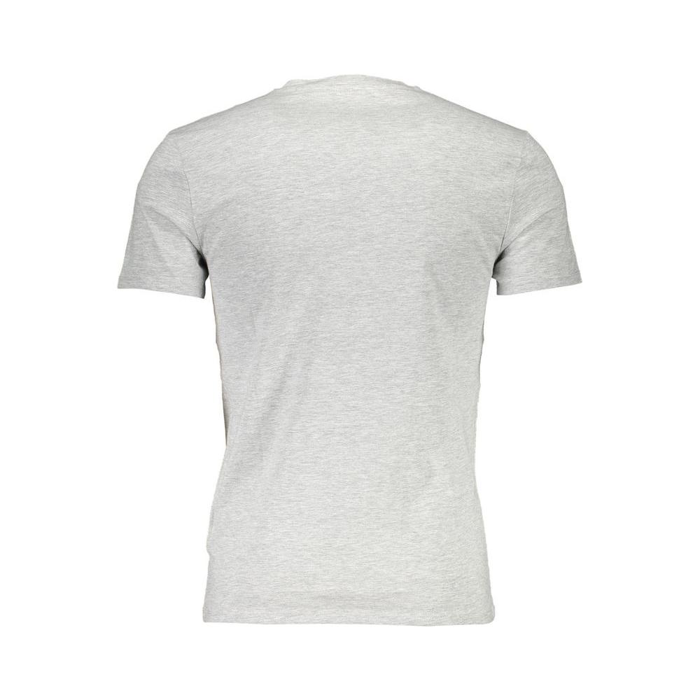 Guess Jeans Gray Cotton Men T-Shirt