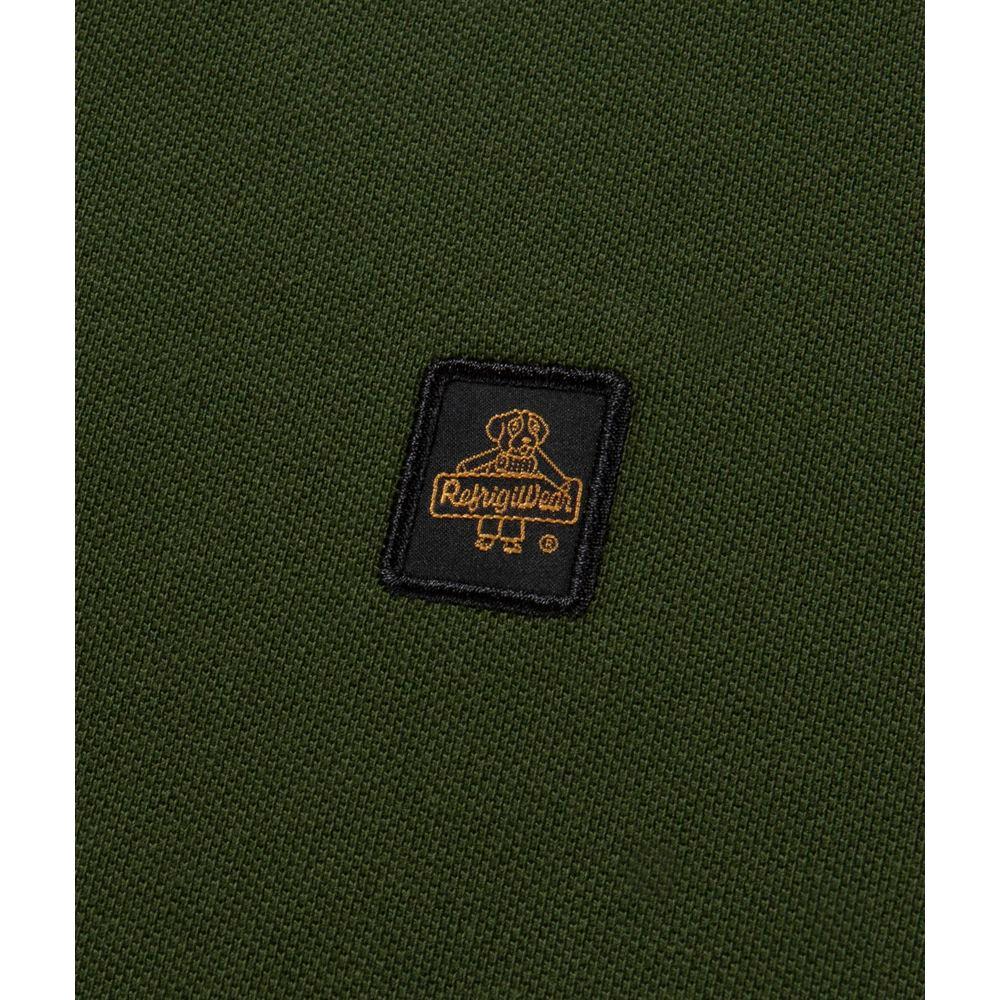 Refrigiwear Green Cotton Polo Shirt