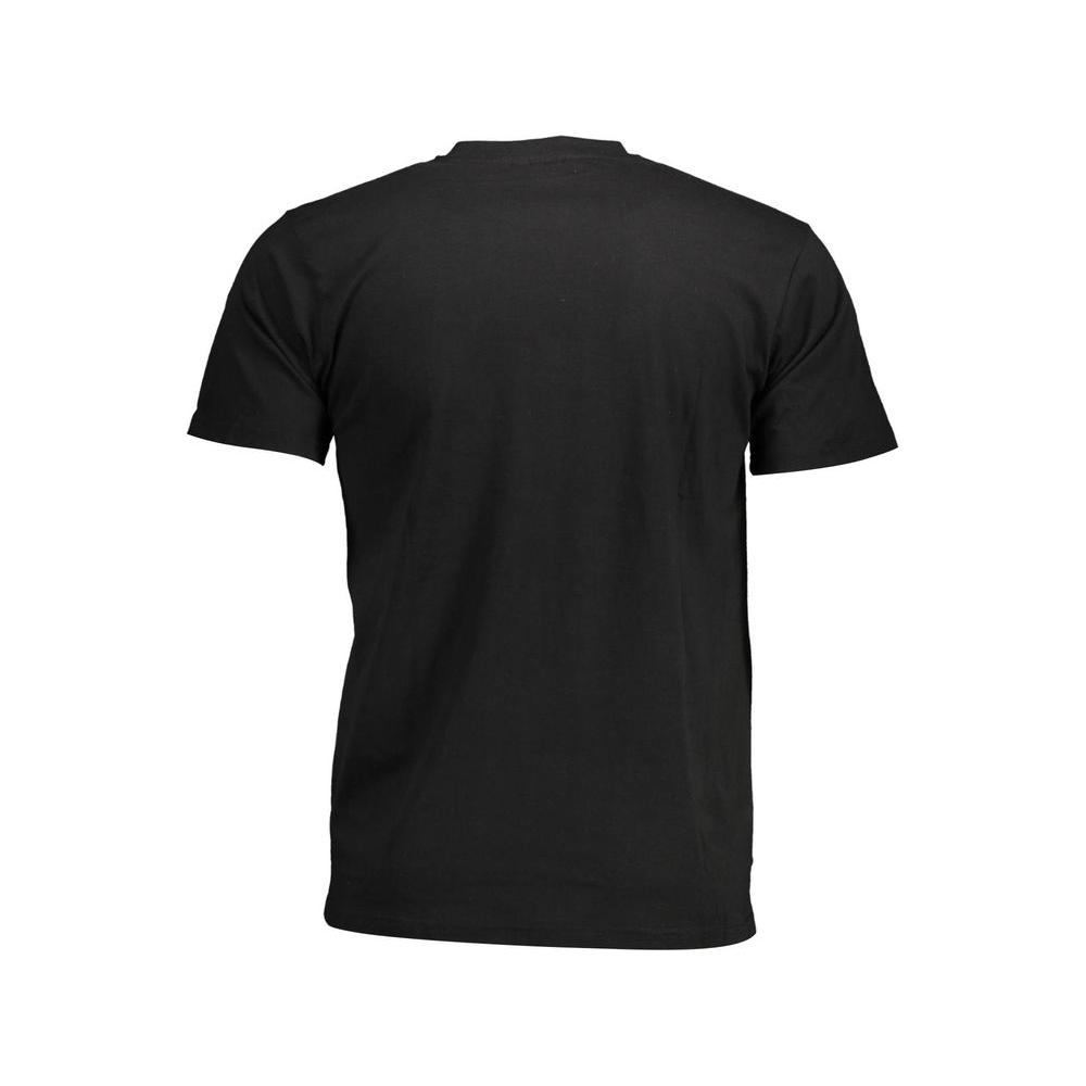 Sergio Tacchini Black Cotton Men T-Shirt