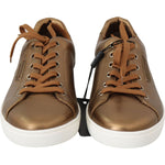 Dolce & Gabbana Gold Leather Mens Casual Sneakers MV2363-39