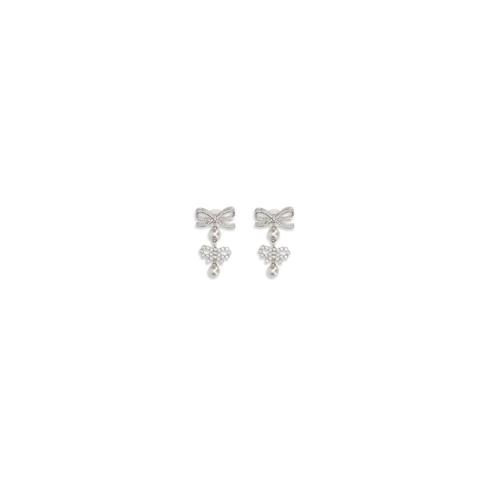 Self-Portrait Silver Brass Earrings 1728,72470364320,Accessories,Earrings - Jewellery - Accessories,Jewellery - Accessories,New with tags,One Size,Self-Portrait,Silver,Women