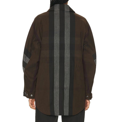 Burberry Brown Cotton Parka