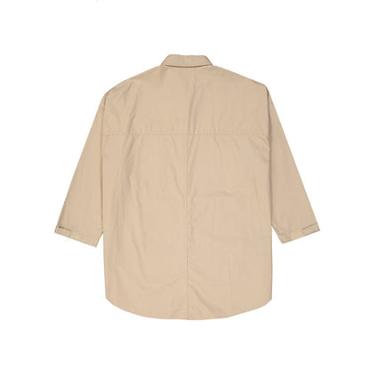 Ambush Beige Cotton Full-Length Jacket