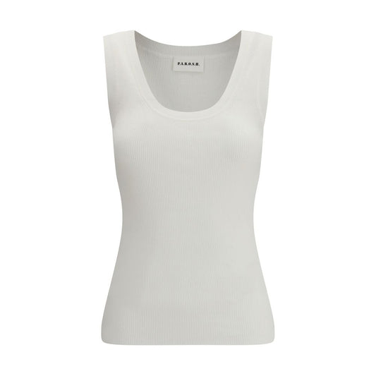 P.A.R.O.S.H. Beige Cotton Top