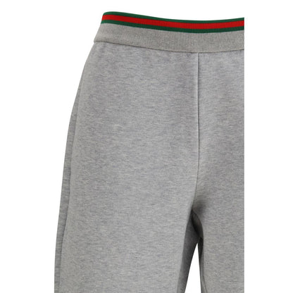 Gucci Gray Cotton Casual Pants 1728,72470364320,Casual Pants - Pants - Clothing,Clothing,Gray,Gucci,New with tags,Pants - Clothing,S,Women,XS