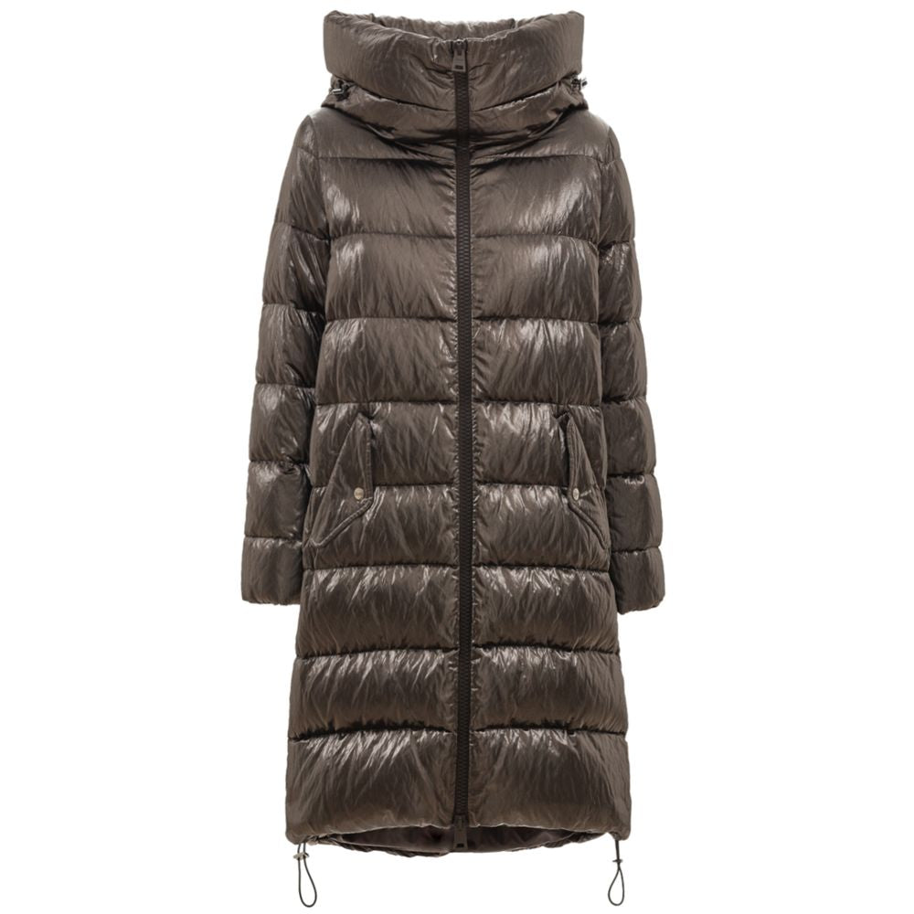 Herno Gray Viscose Parka