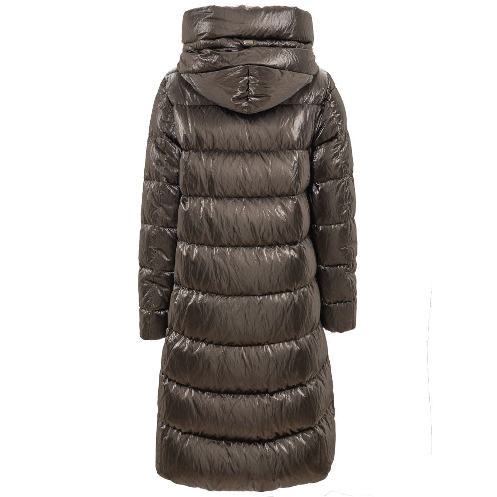 Herno Gray Viscose Parka