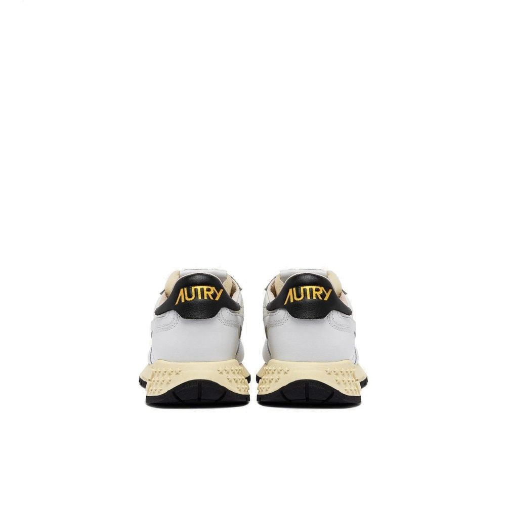 Autry White Leather Low Top Sneakers