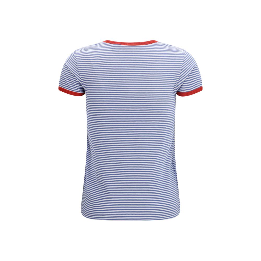 Prada Blue Cotton T-Shirt 1728,72470364320,Blue,Clothing,IT40 | M,IT42 | L,New with tags,Prada,T-Shirts - Clothing,T-Shirts - T-Shirts - Clothing,Women