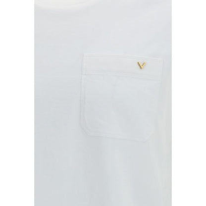 Valentino White Cotton T-Shirt