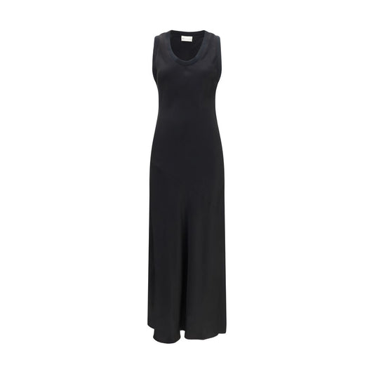 Ami Paris Black Viscose Casual Dress