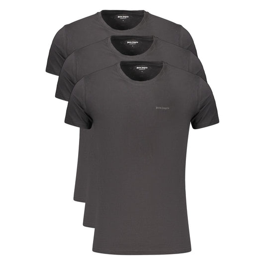 Palm Angels Nero Cotton Men's T-Shirt